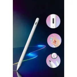 Tablet Kalemi Stylus Pen Dokunmatik Kalem Android Ve İos Uyumlu Şarjlı