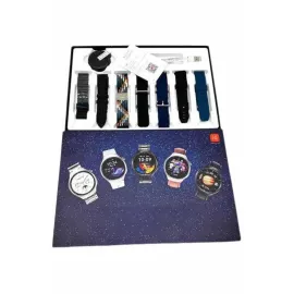 Akıllı Saat Çoklu Kordon Seçenekli Dokunmatik Ekran Nabız Sensörlü