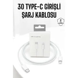 Iphone Uyumlu İOS Uyumlu Lightning Hızlı Şarj Tye C Lightning Şarj Kablosu