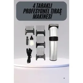 Hassas Ciltlere Özel Saç Sakal Ve Vücut Kuaför Tipi Şarjlı Tıraş Makinesi