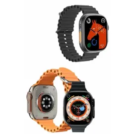 2025 Model Akıllı Saat Çift Kordon Ios Ve Android Arama Cevaplama Sesli Asistan