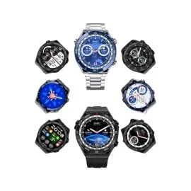 Akıllı Saat 1.62 İnç Ultimate Nabız Sensörlü Sesli Görüşme Yapabilen