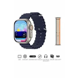 Akıllı Saat Çok Fonksiyonlu Unısex Sosyal Medya Girişli Bluetooth Bağlantılı