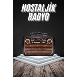 Eskitme Nostalji Tasarımlı Bluetoothlu Nostalji Radyo Ahşap Nostaljik Görünümlü