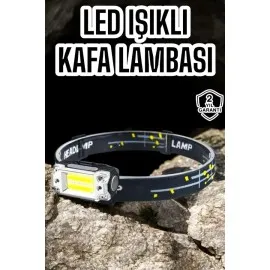Kamp Feneri Balıkçı Feneri Başlıklı Suya Dayanıklı Kafa Lambası