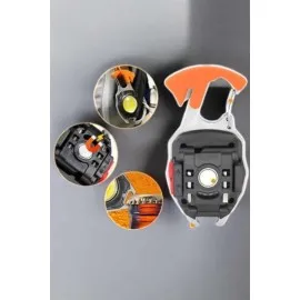 El Feneri Acil Işık Seti Tornavida Düdük Kapak Açma Kamp Lambası