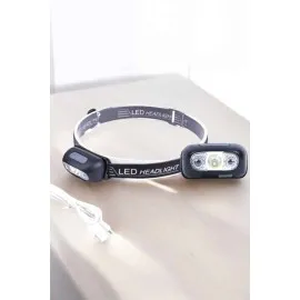 Kafa Lambası Kamp Lambası Sensörlü Şarjlı Ayarlanabilir