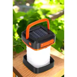 Led Lamba Kamp Lambası Hafif Taşınabilir Şarj Süreli Akordeon El Fenerli