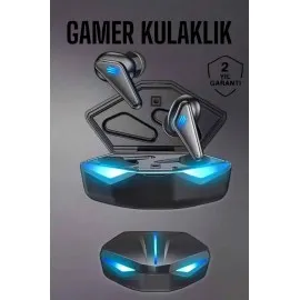 Bluetooth Oyuncu Kulaklığı Led Işıklı Kablosuz Anc Özelliği