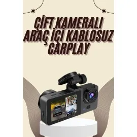 Gece Görüşlü Dvr 3 Lensli Araç İçi Sürüş Kamerası Video Kaydedici
