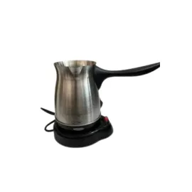 Yeni Nesil Türk Kahve Makinesi Cezvesi Siyah Gri Kablolu Pratik