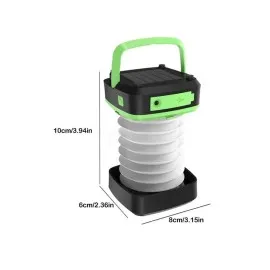 Kamp Lambası Katlanabilir Lamba Solar Şarjlı Led Lamba El Fenerli