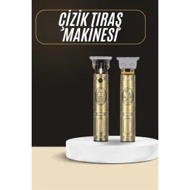 Tıraş Makinesi Şarjlı Çizik Tıraş Paslanmaz Çelik Bıçaklı 4 Taraklı