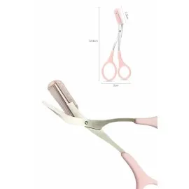 Profesyonel Taraklı Kaş Usturası Ve Kaş Makası Bıyık Alma Kaş Usturası