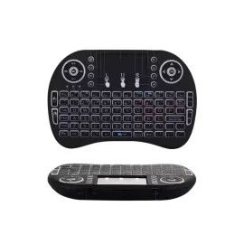 Kablosuz Türkçe Q Klavye Rgb Işıklı Televizyon Ps3 Dokunmatik Mouse