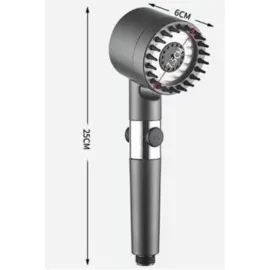 Yüksek Performanslı Masaj Etkili Su Tasarruflu Duş Başlığı Krom Kaplama Uzun Ömürlü