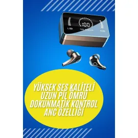 Bluetooth Kulaklık Anc Özelliği Powerbank Özelliği Aynalı Dijital Göstergeli