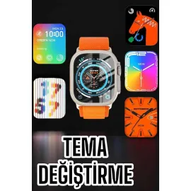 Akıllı Saat Uyku Ve Spor Takibi Yeni Nesil Bluetooth Bağlantılı Amoled Ekran