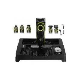 5 Başlıklı Şarjlı Tıraş Makinesi Led Ekran Saç Sakal Ense Tıraşına Uygun Bakım Seti