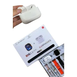 Yeni Nesil 7 Kordonlu Arama Bildirim Özellikli Kulaklık Hediyeli Akıllı Saat