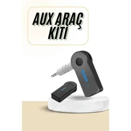 Bluetooth Araç Kiti Aux Çıkışlı  Telefon Müzik Alıcı Tüm Cihazlara Uyumlu