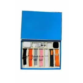 7 Kordonlu Unisex Akıllı Saat Çoklu Kordon Seçeneği Amoled Ekran