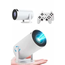 4K Wireless Çift Kollu Kumandalı Oyun Projeksiyonu Retro Video Oyunu