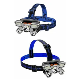 El Feneri Süper Kafa Lambası 4 Modlu 5 Led Kafa Feneri