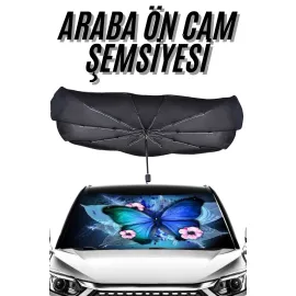 Güneş Önleyici Katlanabilir Oto Araba Güneşlik Şemsiye Tip Ön Cam