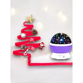 Yıldızlı Gökyüzü Efektli Projektörlü Masa Ve Gece Lambası