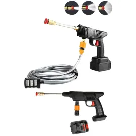 Akülü Oto Araç Yıkama Yüksek Basınçlı Araba Yıkama Makinesi Şarjlı