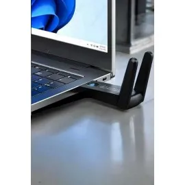 Wifi Alıcı Wifi Adaptörü Usb Girişli 3.0