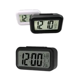 Dijital Masa Saati Termometreli Takvim Çalar Saat Led Ekran Pilli