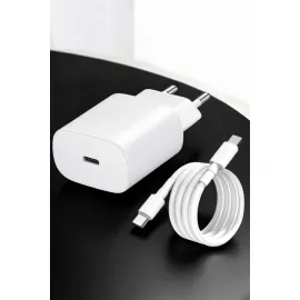 Şarj Aleti İOS 15/15 Pro Max Uyumlu Şarj Adaptörü ve Kablosu