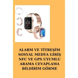 Powerbank Özellikli Bluetooth Kulaklık Ve Nabız Ölçer Akıllı Saat Bileklik Hediyeli