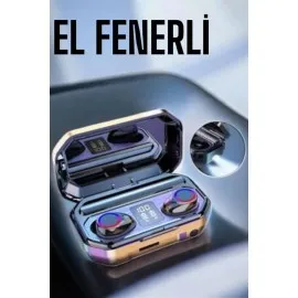 Dijital Göstergeli Bluetooth Bağlantılı Kulaklık Dokunmatik Kontrol