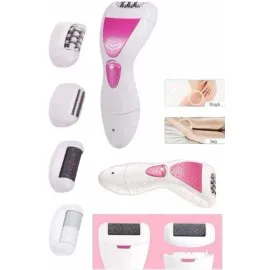 4 Başlıklı Bakım Cihazı Epilatör Tüy Alma Makinesi Topuk Törpüsü