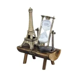 Paris Eyfel Kulesi Hediyelik Eyfel Retro Kum Saati Dekoratif Eşya