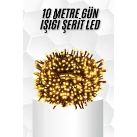 10 Metre Led Işık Gün Işığı Her Ortama Uygun Ampüllü