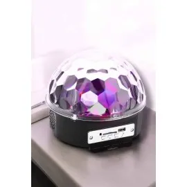 Bluetooth Ve Uzaktan Kumandalı Çok Renkli Masaüstü Disko Topu