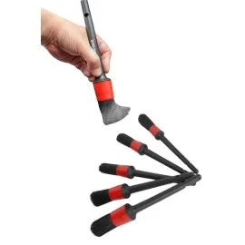 5 Adet Oto Detaylı Temizleyici Araç İçi Temizlik Fırça Seti Koltuk Döşeme Kapı Toz Alma Fırçası