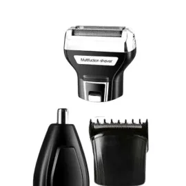 Kulak Burun Kıl Kesme Ense Yanak Tıraş Seti 3 Başlıklı Profesyonel