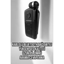 Tüm Telefonlara Uyumlu Mikrofonlu Titreşimli Makaralı Bluetooth Kulakiçi Kulaklık