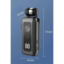 Makaralı Kulaklık SD Kart Girişli Dijital Göstergeli Kablolu Bluetooth Kulaklık