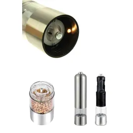 Otomatik Tuz ve Karabiber Öğütücü Baharat Öğütücü Tuz Karabiber Değirmeni