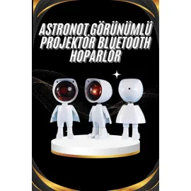 Gün Batımı Projektör Lamba Astronot Görünümlü Dekoratif Masa Lambası