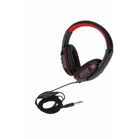 Oyuncu Kulaklığı Kulak Üstü Kablolu Stereo Mikrofonlu Yumuşak Kulak Yastığı