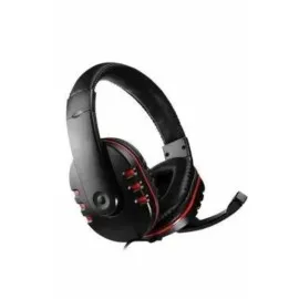 Oyuncu Kulaklığı Kulak Üstü Kablolu Stereo Mikrofonlu Yumuşak Kulak Yastığı