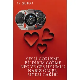 Sevgiliye Özel Yeni Nesil Akıllı Saat Çiftlere Özel Kampanya Çift Saatleri