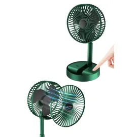 Katlanabilir Teleskopik Şarjlı Fan Masaüstü Soğutucu Vantilatör